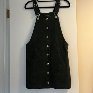 Francesca’s Corduroy Overall Dress